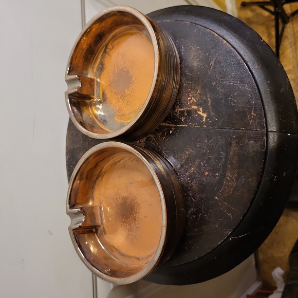 Bitossi Mid-century Modern Raymor Gold Colored Ceramic Ash Trays ltaly - Picture 2 of 14